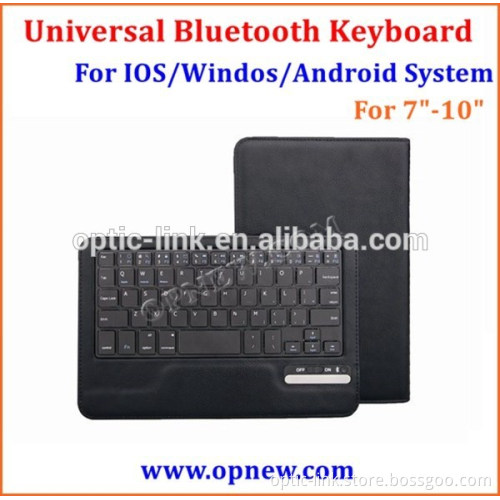 7"-10" Tablet PC Universal bluetooth keyboard Buckle leather case suit for Android Windos IOS system bluetooth 3.0